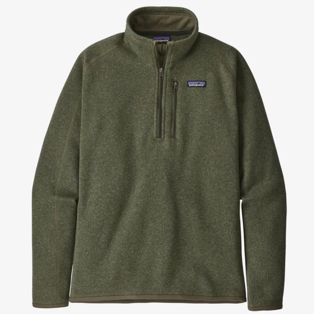 Patagonia Men's Green Better Sweater 1/4-Zip Fleece